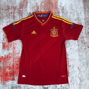 Spain 2012 Home Retro Soccer Jersey Adidas Vintage Football Shirt Euro Men Sz M